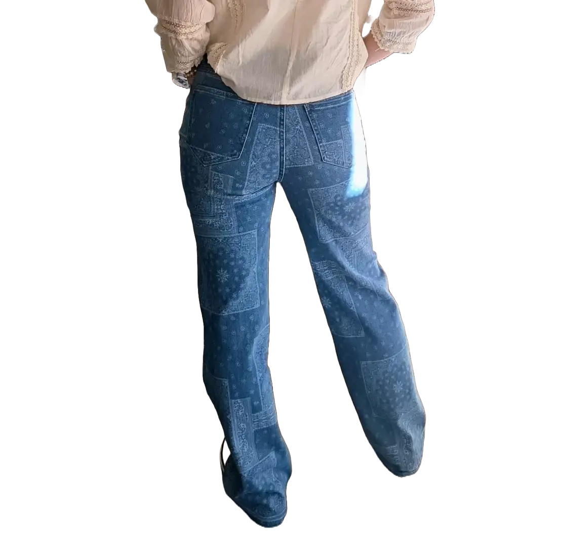 Jean motifs bandana
