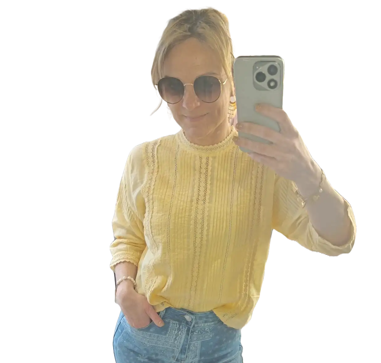 Blouse jaune