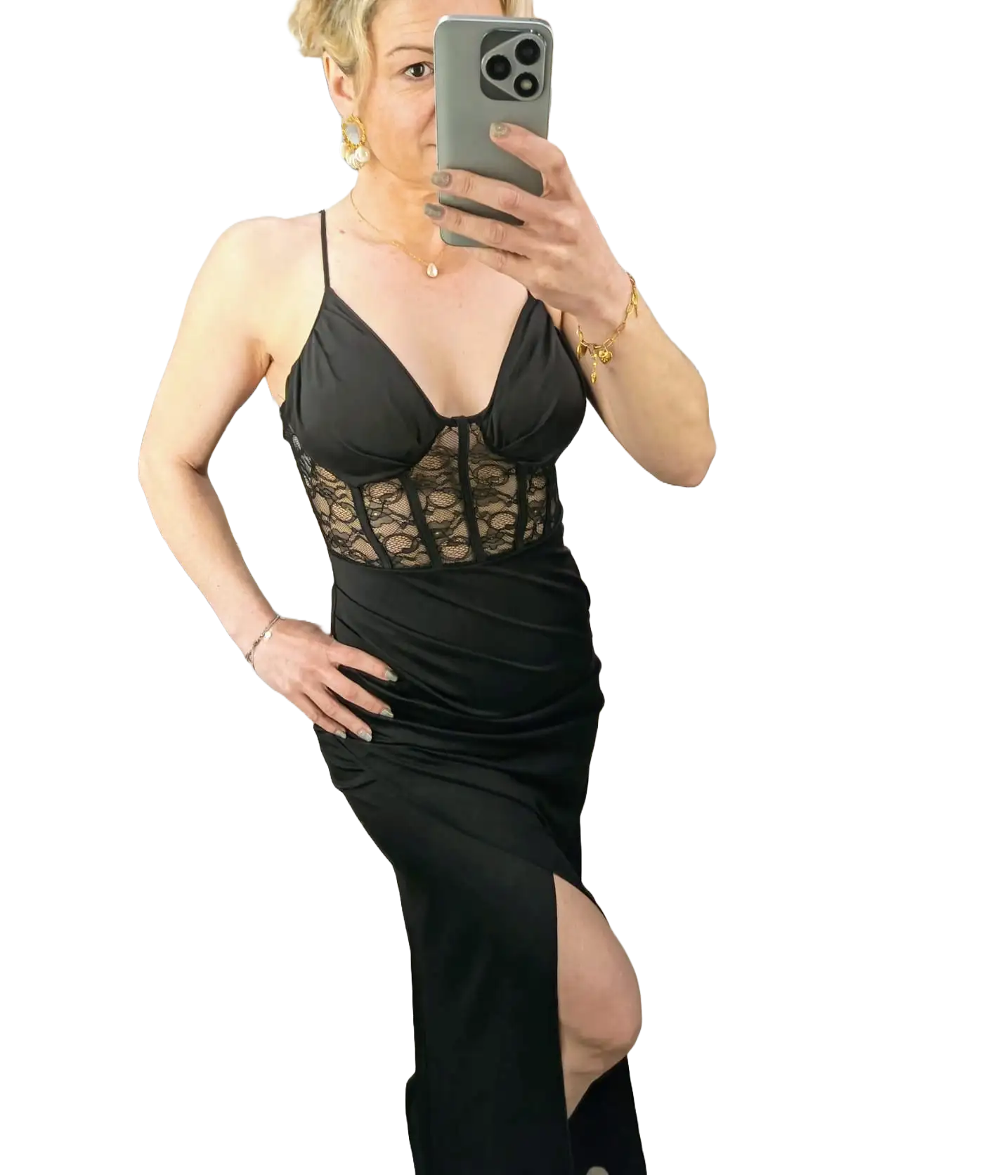 Robe effet corset